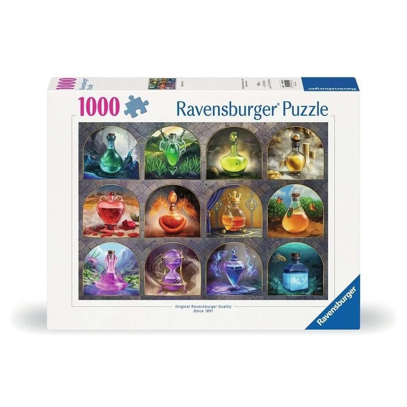 Ravensburger Magical Potions 1000 Piece Jigsaw Puzzle For Adults - 12000552 - Handcrafted Tooling, Made In Germany, Every Piece Fits Together Perfectly