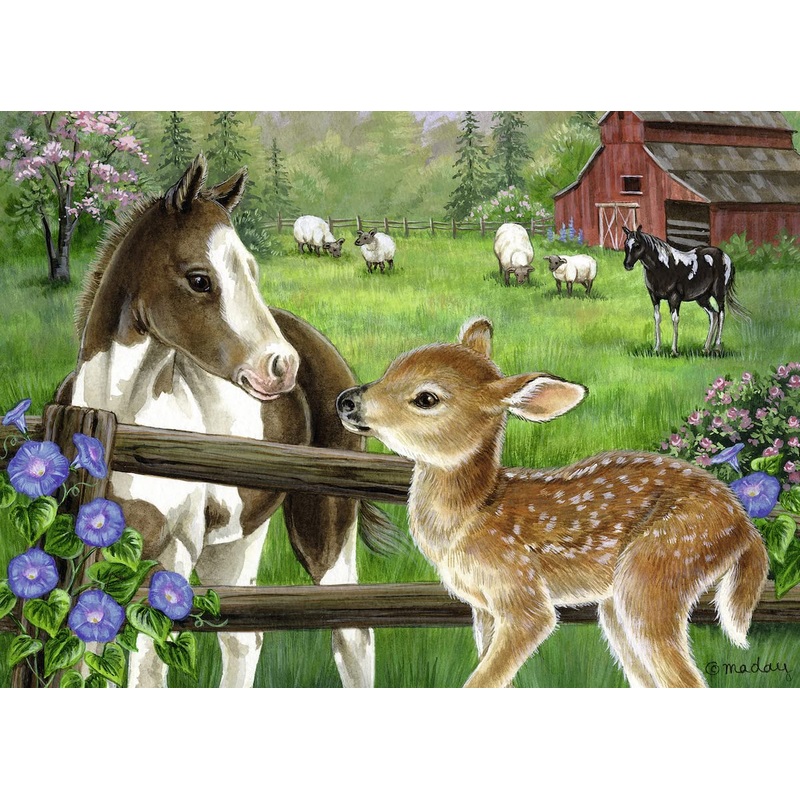 Ravensburger New Neighbors 60-Piece Jigsaw Puzzle - Unique Shape Pieces | Anti-Glare Surface | Ideal For Kids | Perfect Family Fun Activity