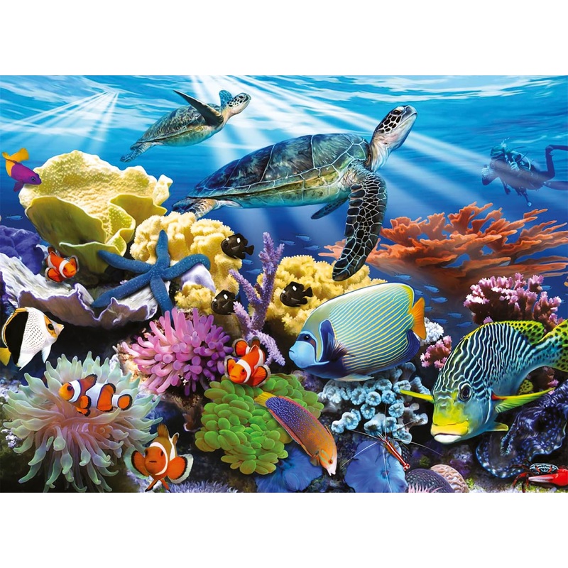 Ravensburger Ocean Turtles - 200 Piece Jigsaw Puzzle For Kids | Unique, Perfectly Fitting Pieces | Enhances Creativity And Concentration | Ideal Gift For Holidays And Birthdays