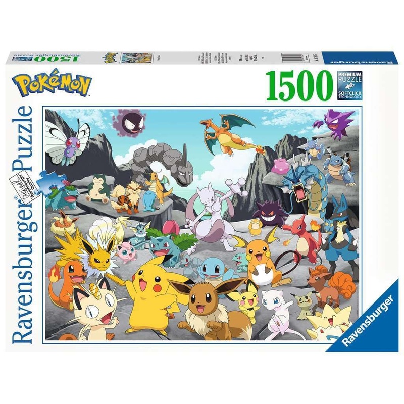 Ravensburger Pokemon Classics 1500 Piece Jigsaw Puzzles For Adults & Kids Age 12 Years Up