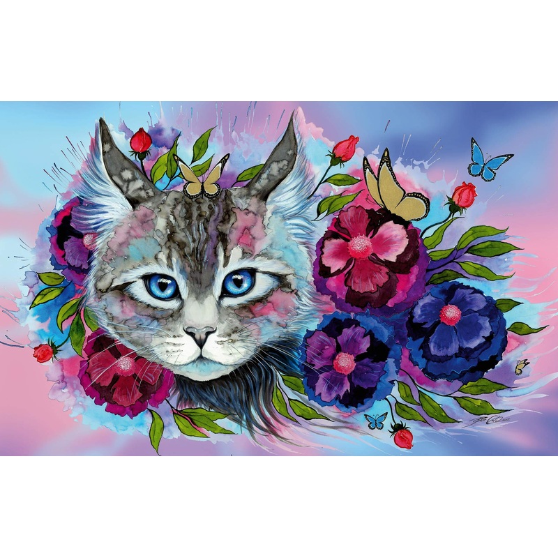 Ravensburger Puzzle Moment: Cat Eye 200 Piece Jigsaw Puzzle For Adults - 12960 - Every Piece Is Unique, Softclick Technology Means Pieces Fit Together Perfectly