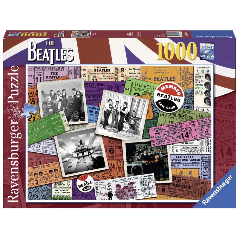 Ravensburger The Beatles Tickets 1000 Piece Jigsaw Puzzle For Adults  Every Piece Is Unique, Softclick Technology Means Pieces Fit Together Perfectly