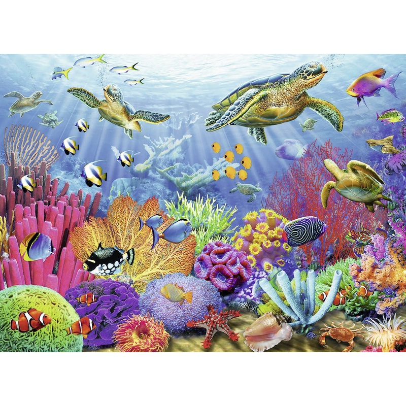 Ravensburger Tropical Waters 500 Piece Jigsaw Puzzle - Newer Packaging Available | Precision-Cut | Glare Free Imagery
