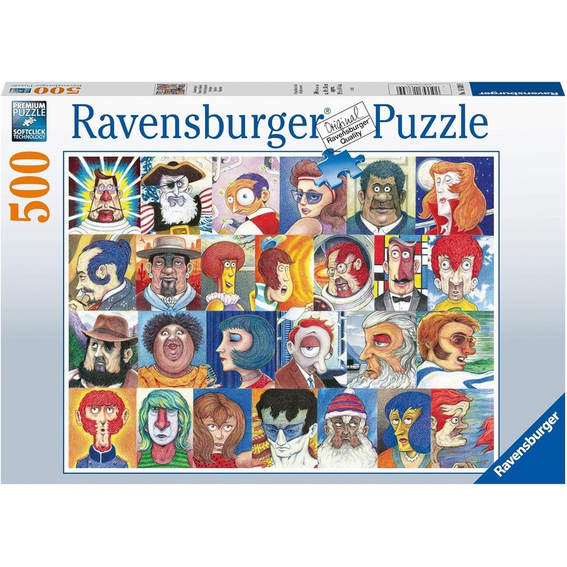 Ravensburger Typefaces 500 Pieces Jigsaw Puzzle For Adults - 16830 - Every Piece Is Unique, Softclick Technology Means Pieces Fit Together Perfectly