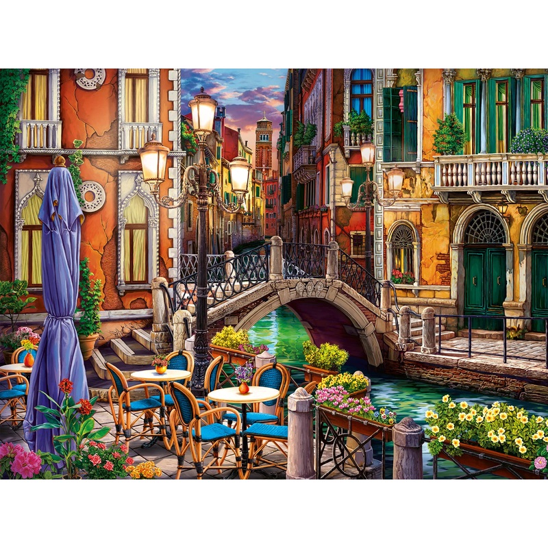 Ravensburger Venice Twilight Jigsaw Puzzle - Large Format 750 Piece Puzzle For Adults | Unique Softclick Technology | Vibrant Matte Finish | Fsc Certified Materials | 31.5 X 23.5 Inches