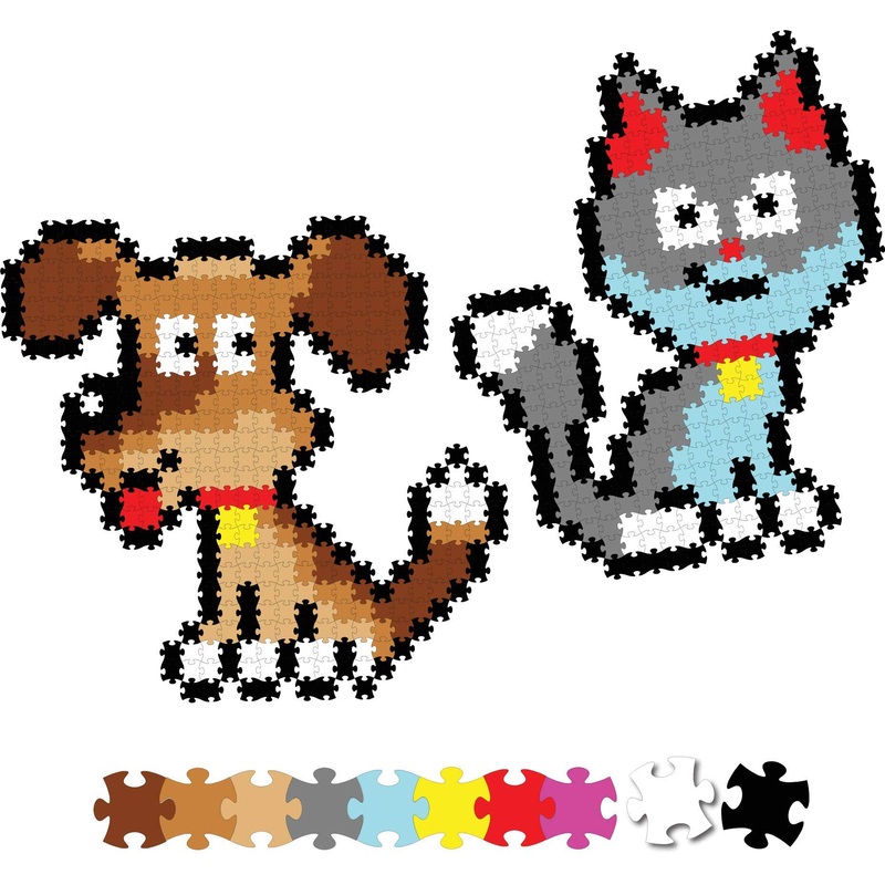 Fat Brain Toys F1991 Jixelz Playful Pets, Multicoloured, 19 X 14 X 4 Cm 150 Grams