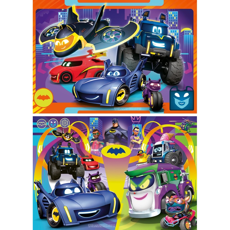 Ravensburger Batwheels 2X24 Piece Jigsaw Puzzle For Kids - Every Piece Is Unique, Pieces Fit Together Perfectly