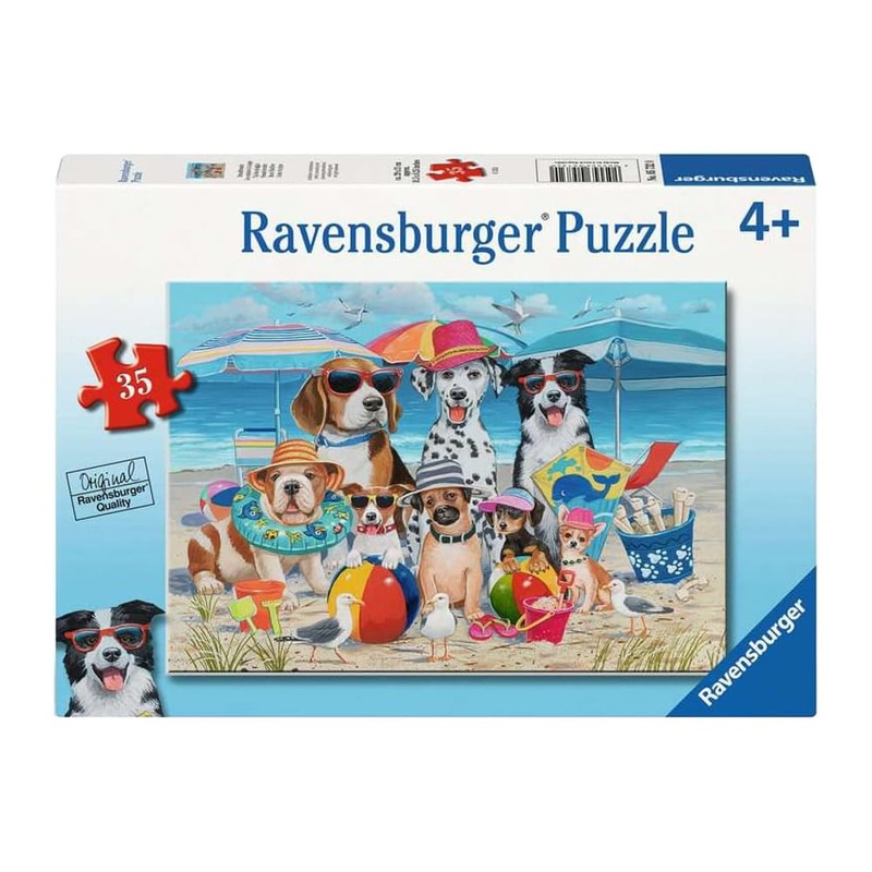 Ravensburger Beach Buddies 35 Piece Puzzle - Kid-Friendly Design | Perfect Interlocking Fit | Ideal For Ages 4 And Up | Great For Developing Skills
