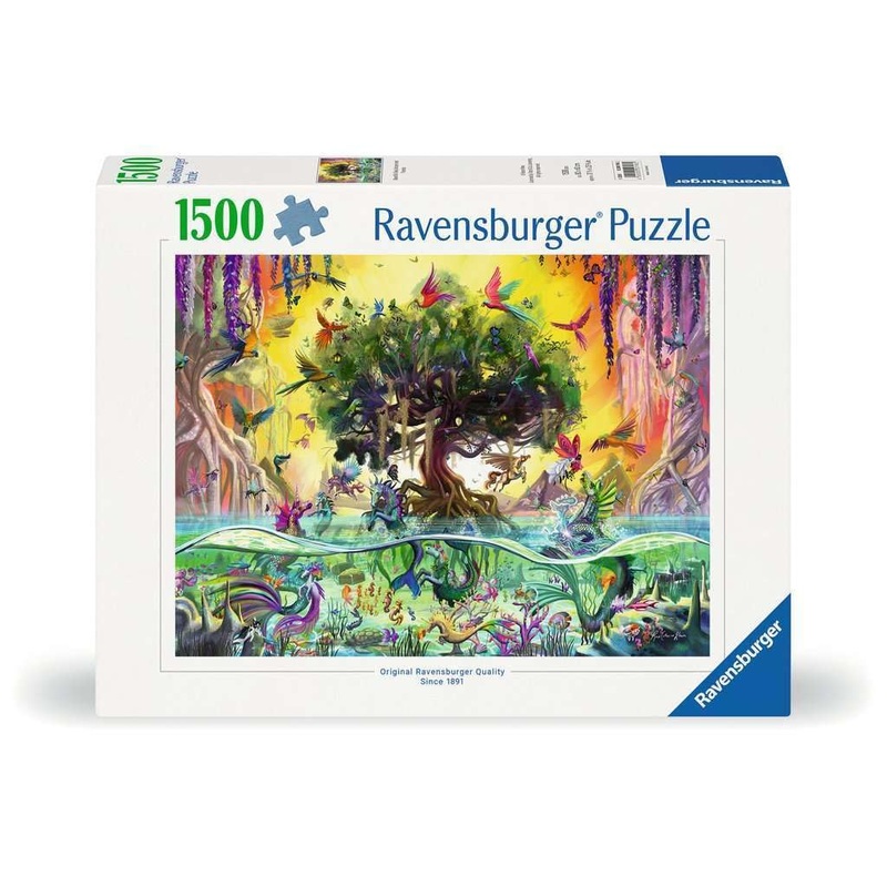 Ravensburger Beautiful Sea Unicorn & Friends 1500 Piece Jigsaw Puzzle For Adults -12000798 - Handcrafted Tooling, Made In Germany, Every Piece Fits Together Perfectly