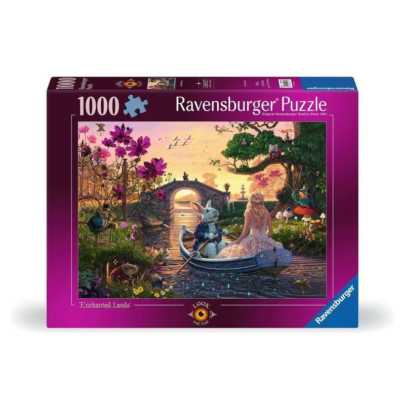 Ravensburger Enchanted Lands Look & Find 1000 Piece Jigsaw Puzzle For Adults - 12000170 - Handcrafted Tooling, Made In Germany, Every Piece Fits Together Perfectly