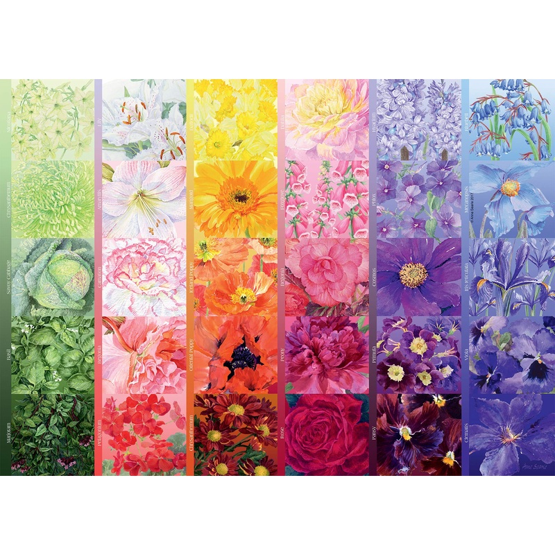 Ravensburger Gardener'S Palette - Premium 1000-Piece Jigsaw Puzzle | Anti-Glare Surface | Unique Piece Design | Ideal For Group Activity Or Solo Fun Ages