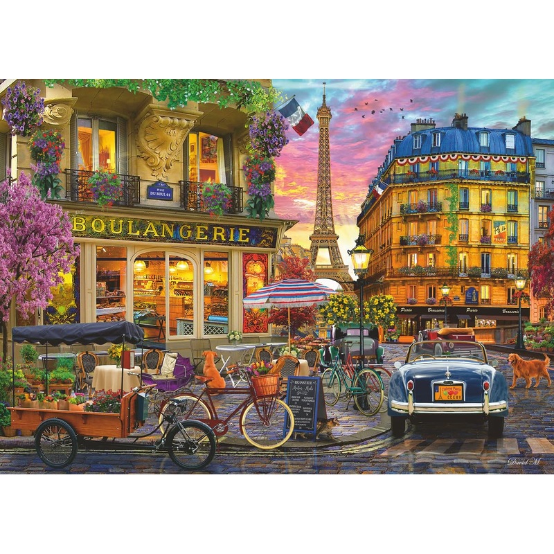 Ravensburger Paris At Dawn 1000 Piece Jigsaw Puzzle For Adults - 12000885 - Handcrafted Tooling, Made In Germany, Every Piece Fits Together Perfectly