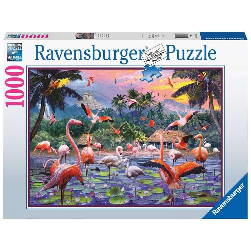 Ravensburger Pink Flamingoes 1000 Piece Jigsaw Puzzle For Adults And Kids Age 12 Years Up