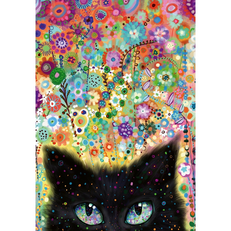 Ravensburger Puzzle Moment: Kaleidoscope Kitty 300 Piece Jigsaw Puzzle For Adults - 12001327 - Handcrafted Tooling, Made In Germany, Every Piece Fits Together Perfectly