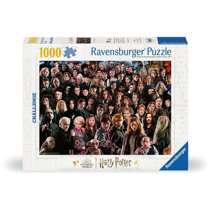 Ravensburger Wb Harry Potter Challenge 1000 Piece Jigsaw Puzzle For Adults - 12000457 - Handcrafted Tooling, Made In Germany, Every Piece Fits Together Perfectly