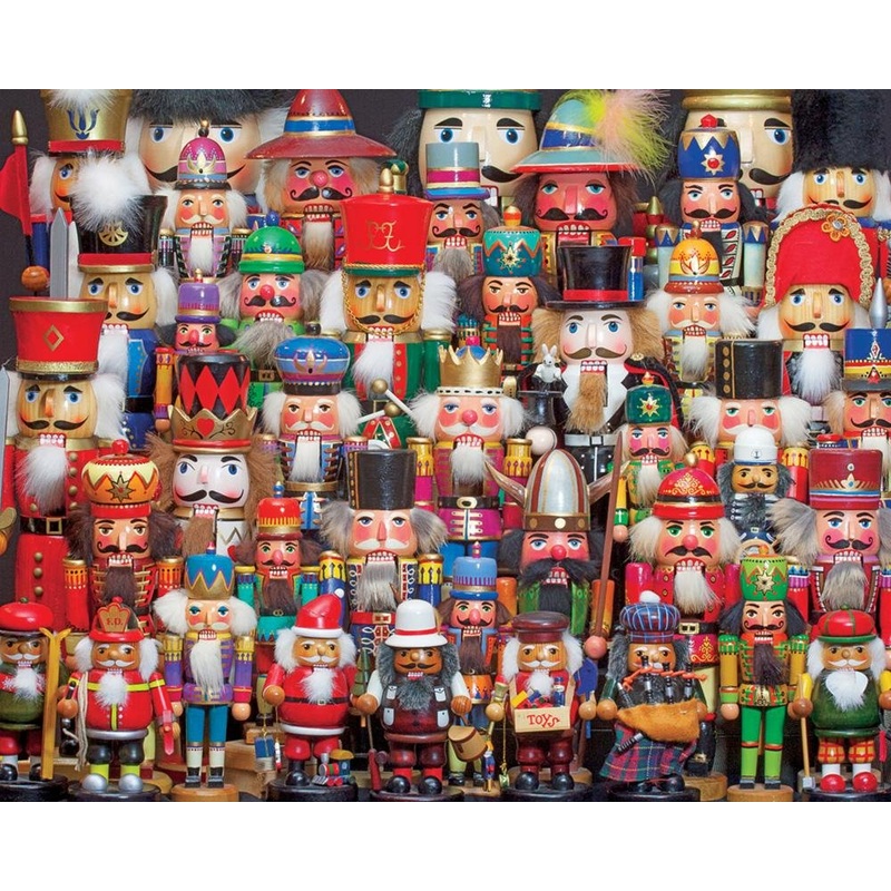 Springbok Nutcracker Collection 1000 Piece Jigsaw Puzzle For Adults Features A Colorful Collection Of Holiday Nutcracker Soldiers