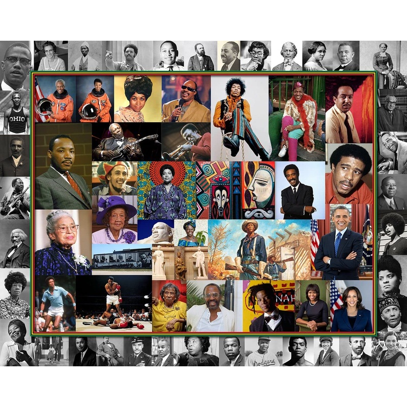 Springbok'S 1000 Piece Jigsaw Puzzle Heroes Of History - Made In Usa