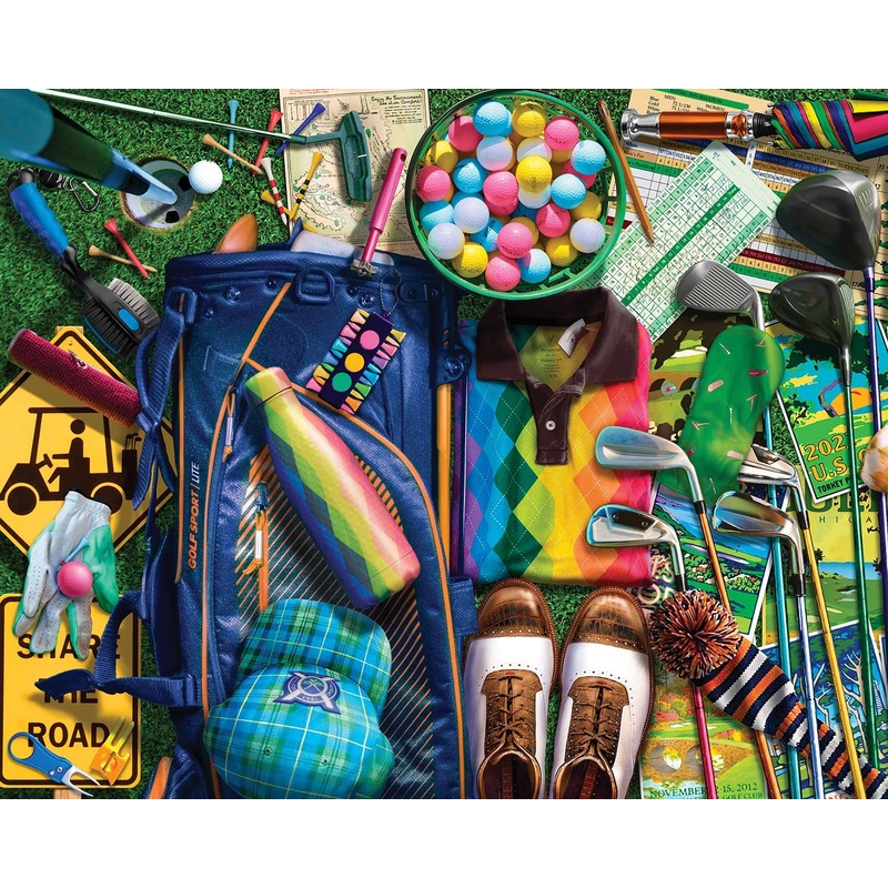 Springbok'S 1000 Piece Jigsaw Puzzle Par For The Course - Made In Usa