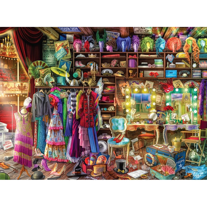 Buffalo Games - Aimee Stewart - Backstage At The Theater - 1000 Piece Jigsaw Puzzle