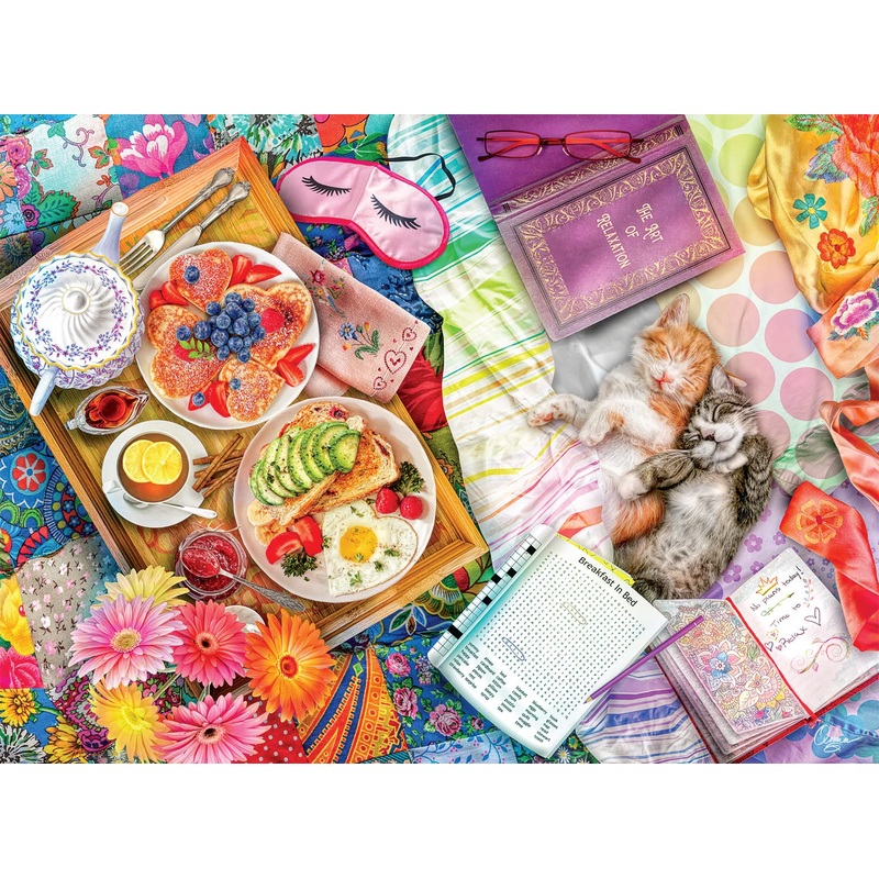 Buffalo Games - Aimee Stewart - Breakfast In Bed - 1000 Piece Jigsaw Puzzle