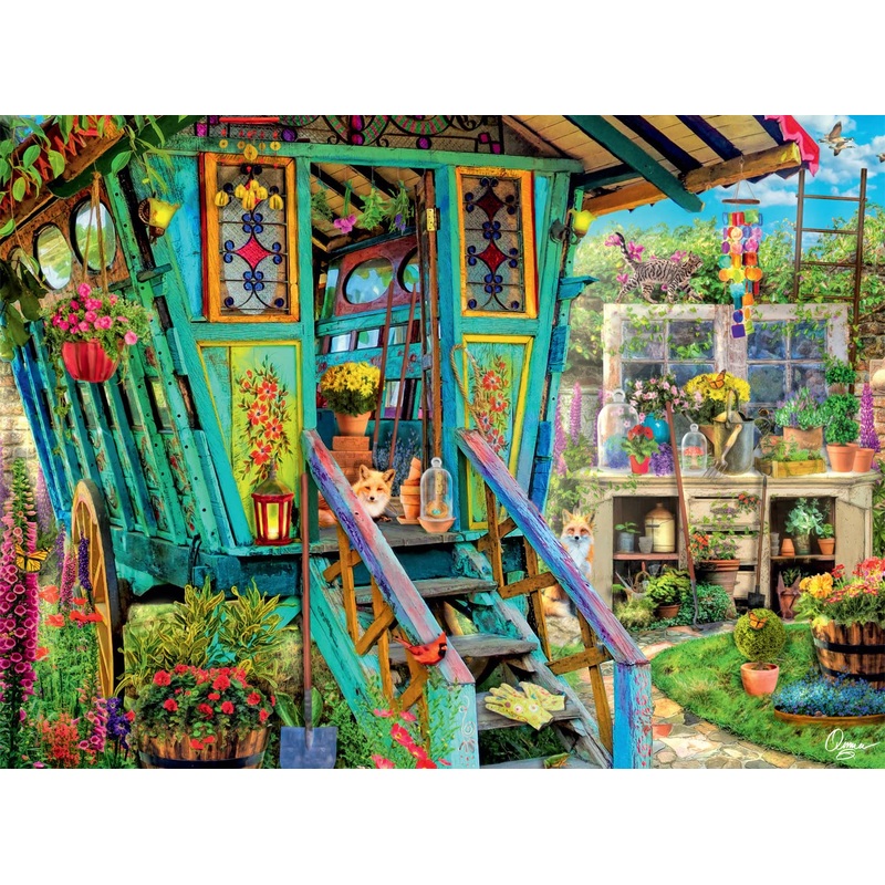 Buffalo Games - Aimee Stewart - The Potting Shed - 1000 Piece Jigsaw Puzzle For Adults Challenging Puzzle Perfect For Game Nights - Finished Puzzle Size Is 26.75 X 19.75
