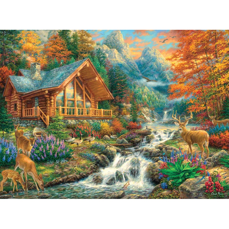 Buffalo Games - Alpine Serenity - 1000 Piece Jigsaw Puzzle With Hidden Images