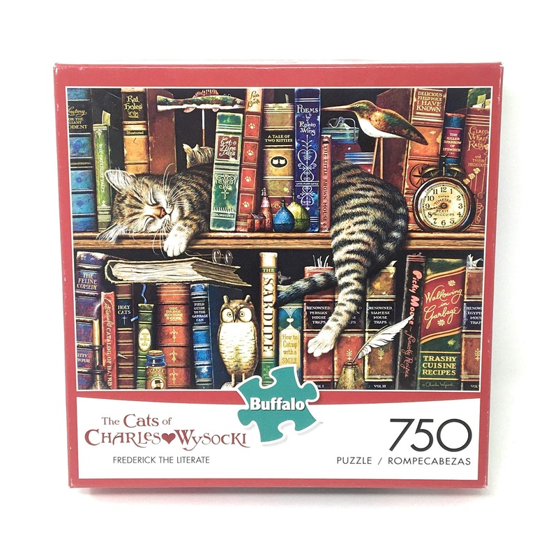 Buffalo Games - Charles Wysocki - Frederick The Literate - 750 Piece Jigsaw Puzzle Multicolor, 24'L X 18'W