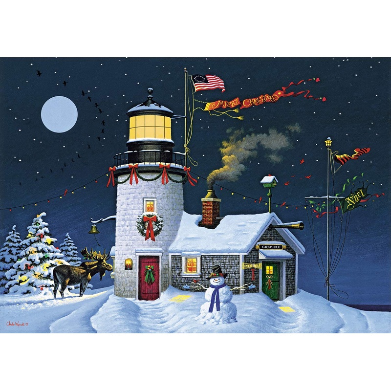 Buffalo Games - Charles Wysocki - Take Out Window - 300 Piece Jigsaw Puzzle For Adults -Challenging Puzzle Perfect For Game Nights - Finished Size Is 21.25 X 15.00