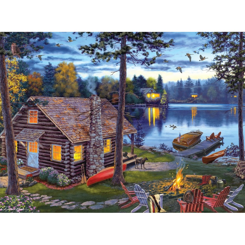 Buffalo Games - Darrel Bush - 1000Pc Life'S Reward - 1000 Piece Jigsaw Puzzle For Adults Challenging Puzzle Perfect For Game Nights - Finished Puzzle Size Is 26.75 X 19.75