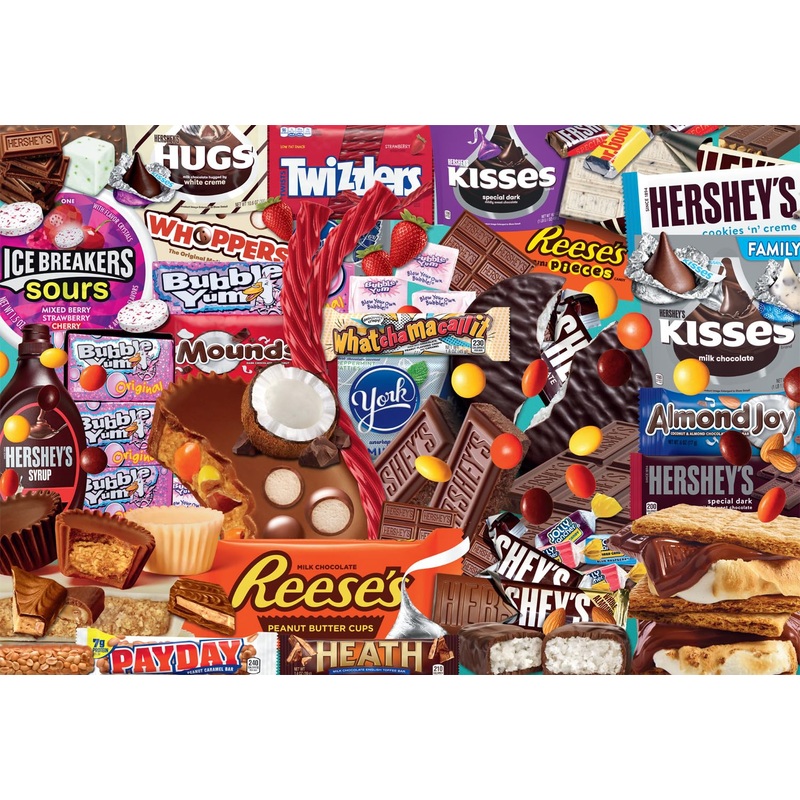 Buffalo Games - Hershey - Hershey Deluxe Collage - 2000 Piece Jigsaw Puzzle For Adults -Challenging Puzzle Perfect For Game Nights - Finished Size Is 38.50 X 26.50
