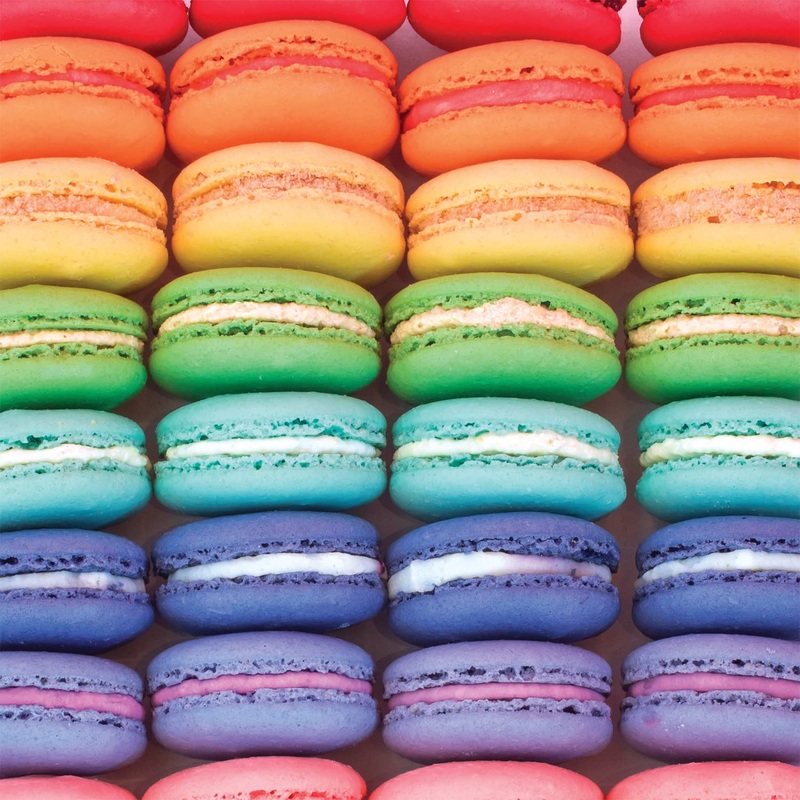 Buffalo Games - Macaron Spectrum - 300 Piece Jigsaw Puzzle For Adults 14 And Up -Challenging Puzzle Perfect For Game Nights - Finished Size Is 21.25 X 15.00