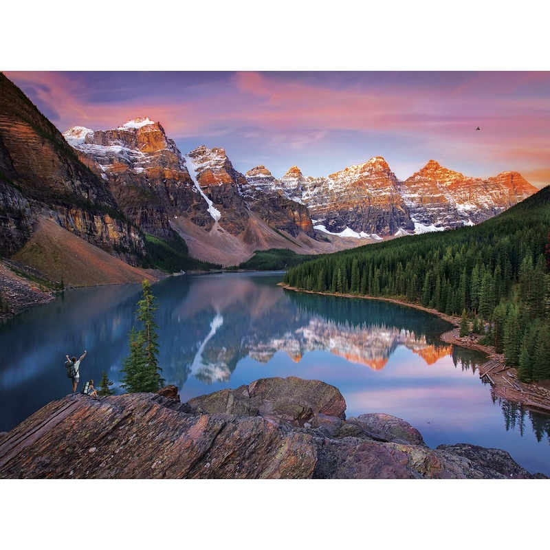 Buffalo Games - Mountains On Fire - 1000 Piece Jigsaw Puzzle Multicolor, 26.75'L X 19.75'W