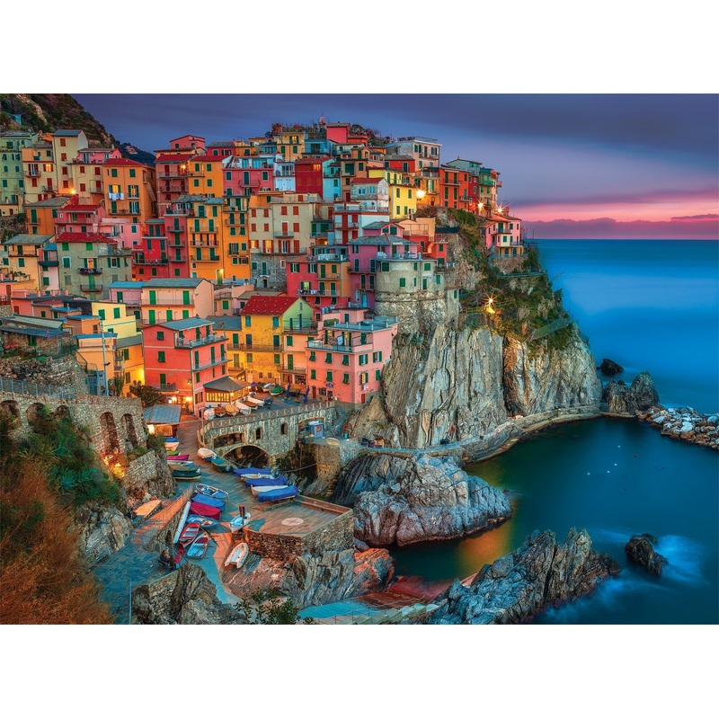 Buffalo Games - Peter Stewart - Cinque Terre - 1000 Piece Jigsaw Puzzle For Adults - Challenging Puzzle Perfect For Game Nights - Finished Size Is 26.75 X 19.75