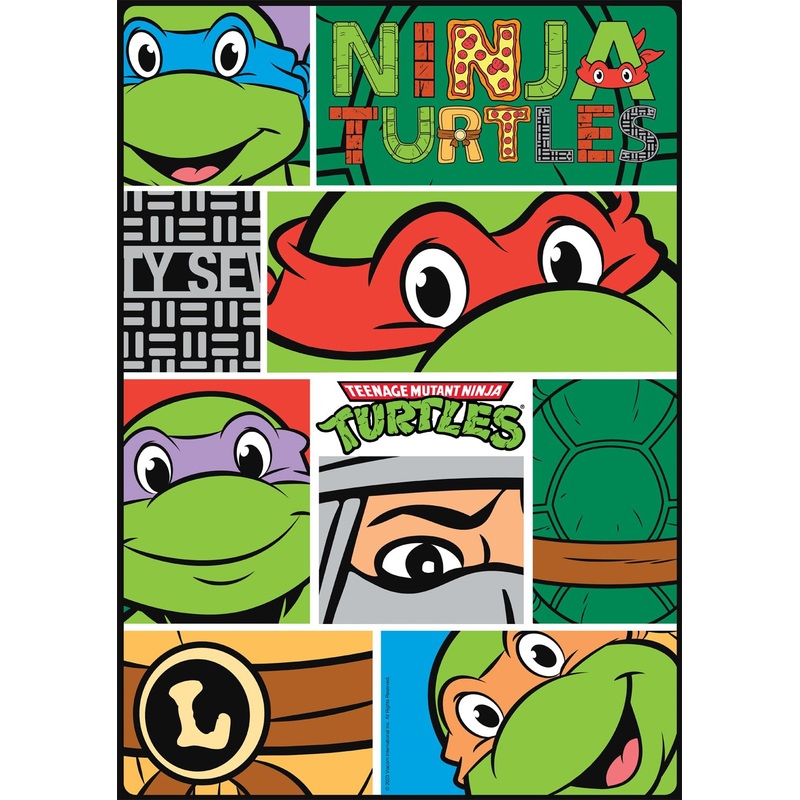 Buffalo Games - Viacom - Tmnt Closeups - 300 Piece Jigsaw Puzzle For Adults -Challenging Puzzle Perfect For Game Nights - Finished Size Is 21.25 X 15.00