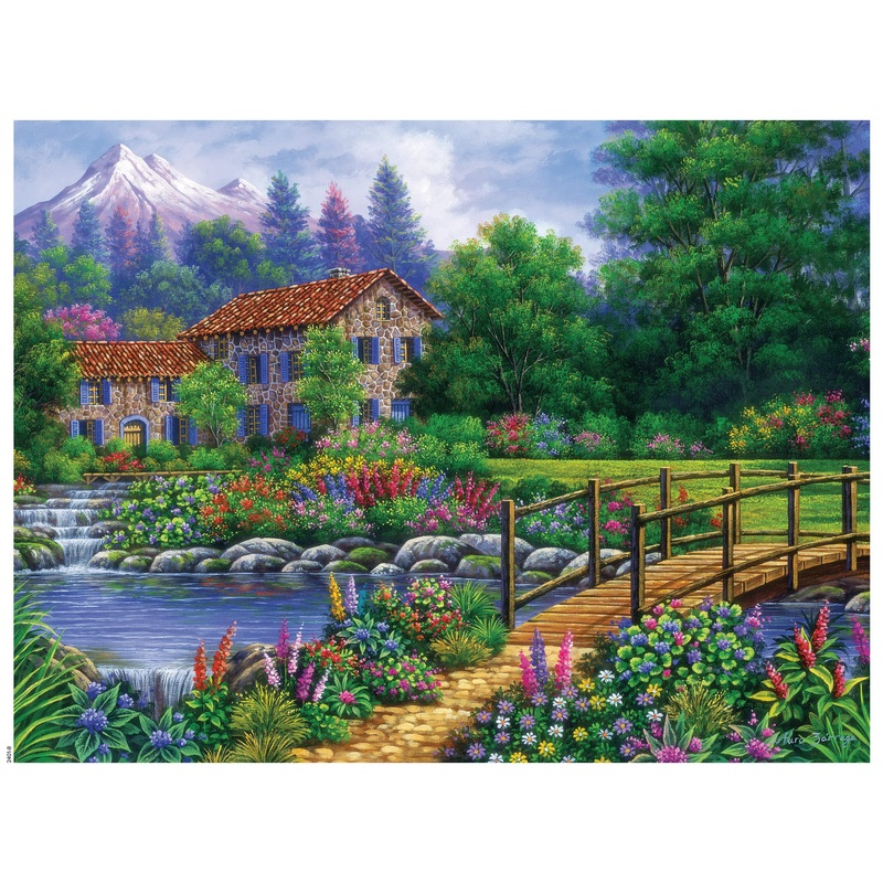 Ceaco - Arturo Zarraga - Cascade House - 550 Piece Jigsaw Puzzle
