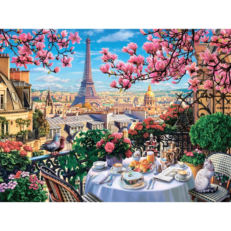 Ceaco - Brunch In Paris - 300 Oversized Piece Jigsaw Puzzle