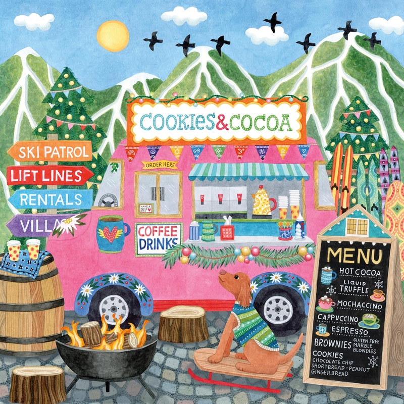 Ceaco - Food Trucks - Festive Food Truck Ii - 500 Piece Jigsaw Puzzle