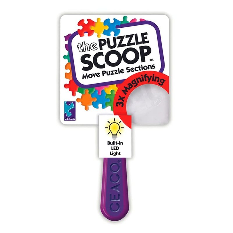 Ceaco - The Puzzle Scoop  A Lifting, Moving, Illuminating, And Magnifying Puzzle Accessory For All Puzzlers