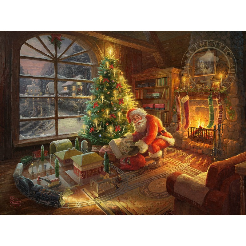 Ceaco Thomas Kinkade - SantaS Special Delivery Puzzle - 1000 Pieces