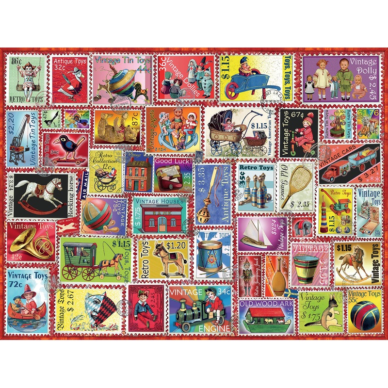 Ceaco - Vintage Toys - 1500 Piece Jigsaw Puzzle