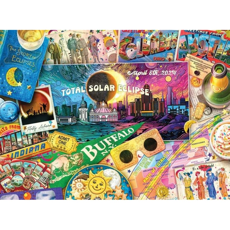 Buffalo Games - Aimee Stewart - Path Of Totality - 1000 Piece Jigsaw Puzzle For Adults -Challenging Puzzle Perfect For Game Nights - Finished Size Is 26.75 X 19.75