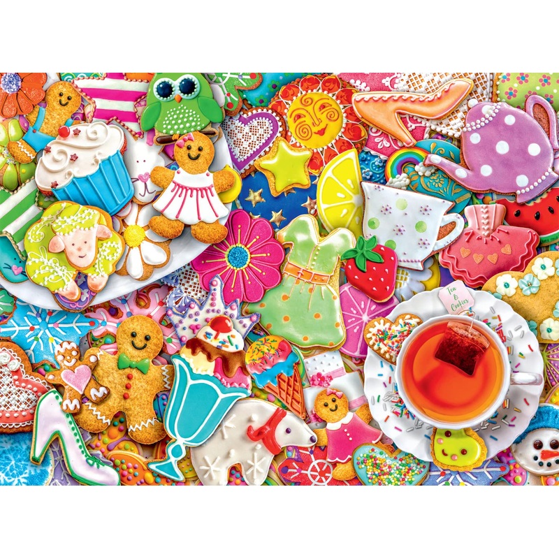 Buffalo Games - Aimee Stewart - Tea And Cookies - 1000 Piece Jigsaw Puzzle For Adults -Challenging Puzzle Perfect For Game Nights - Finished Size Is 26.75 X 19.75