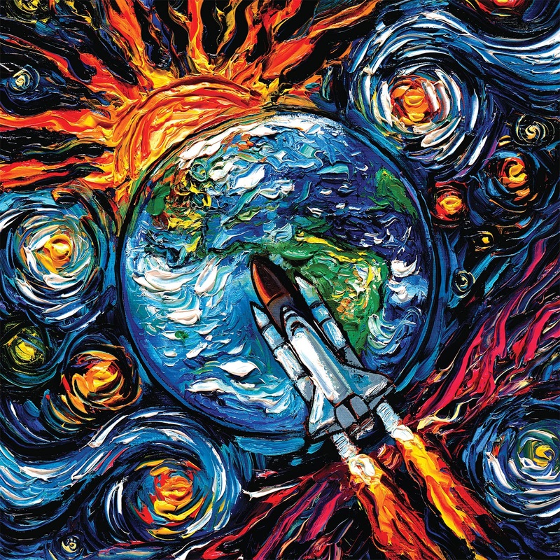 Buffalo Games - Aja Trier - Galactic Journey - 300 Piece Jigsaw Puzzle For Adults Challenging Puzzle Perfect For Game Nights - Finished Size Is 21.25 X 15.00