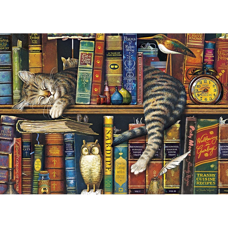 Buffalo Games - Charles Wysocki - Frederick The Literate - 300 Large Piece Jigsaw Puzzle
