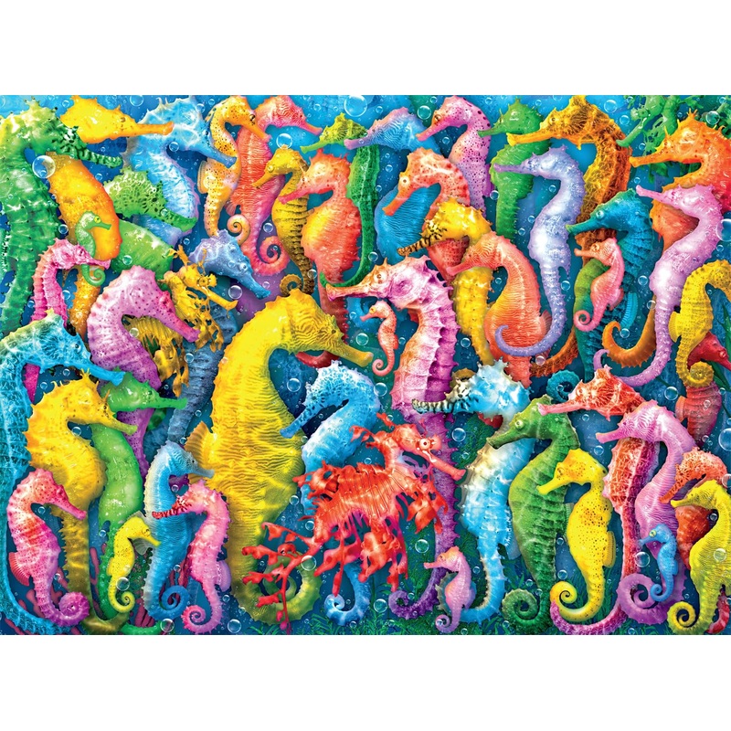 Buffalo Games - Eduard - Seahorse Fantasy - 1000 Piece Jigsaw Puzzle For Adults Challenging Puzzle Perfect For Game Nights - Finished Puzzle Size Is 26.75 X 19.75