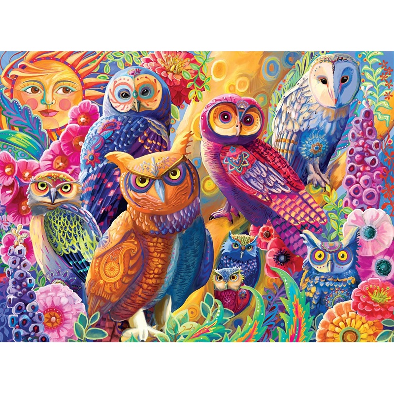 Buffalo Games - Laura Audi - Owl Autonomy - 1000 Piece Jigsaw Puzzle For Adults -Challenging Puzzle Perfect For Game Nights - Finished Size Is 26.75 X 19.75