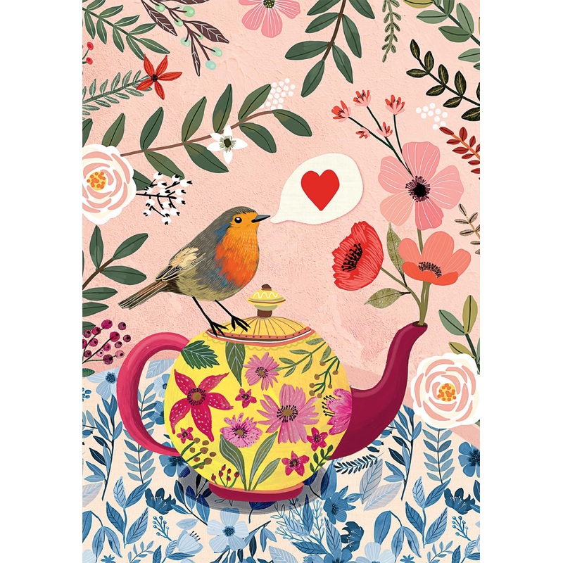 Buffalo Games - Mia Charro - Love, Bird - 500 Piece Jigsaw Puzzle For Adults -Challenging Puzzle Perfect For Game Nights - Finished Size Is 21.25 X 15.00