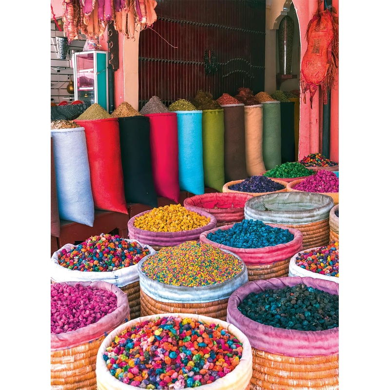Buffalo Games - Miguel Angel - Colores De Marrakech - 1000 Piece Jigsaw Puzzle For Adults Challenging Puzzle Perfect For Game Nights - Finished Puzzle Size Is 26.75 X 19.75
