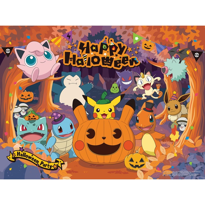Buffalo Games - Pokemon - Halloween - 400 Piece Jigsaw Puzzle For Families -Challenging Puzzle Perfect For Game Nights - Finished Size Is 21.25 X 15.00