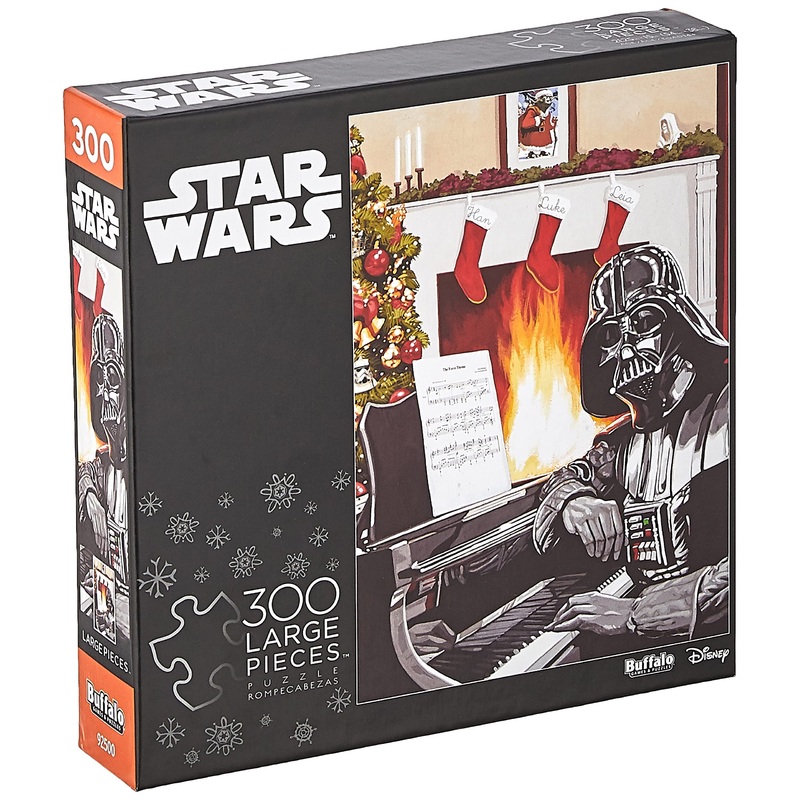 Buffalo Games Star Wars - A Very Vader Christmas - 300 Large Piece Jigsaw Puzzle Multi, 21.25'L X 15'W